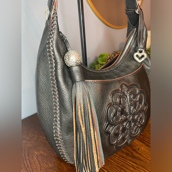 Brighton Ferrara Collection Silvana Leather Hobo - Picture 7 of 11